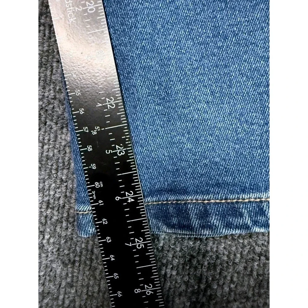 Express High Rise Wide Leg‎ Jeans Medium Wash Blue Size 6 NWT 10045DDM